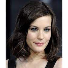 Wavy Crop Dark Hair Liv Tyler Hair Short Hair Styles