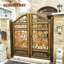 Introduce your home in style and with the top 60 best driveway gate ideas. China Modern Steel Metal Garden Gate For Villa China Aluminum Garden Gate Sliding Courtyard Gate