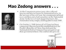 China Ss7h3d Describe The Impact Of Communism In China In Terms Of Mao Zedong The Great Leap Forward The Cultural Revolution And Tiananmen Square Ppt Video Online Download