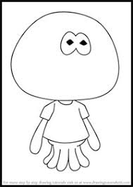 Add some detail to the head. How To Draw Cartoon Jellyfish Realistic Jellyfish Drawing Tutorials Drawing How To Draw Jellyfish Drawing Lessons Step By Step Techniques For Cartoons Illustrations