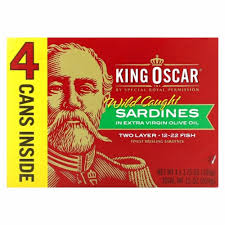 King Oscar® Wild Caught Sardines in Extra Virgin Olive Oil, 4 pk