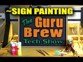 Simple Artistic MDF V-Carved Sign Painting Technique - YouTube