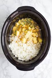 Just toss in the ingredients, turn on the slow cooker. Crockpot Potato Soup Food With Feeling