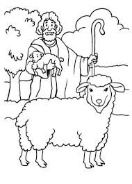 39+ good shepherd coloring pages for printing and coloring. Coloring Page Of Jesus As The Good Shepherd Stock Photo Picture And Royalty Free Image Image 125684797