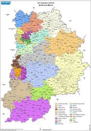 Chaque tracé de commune est une forme graphique modifiable : La Seine Et Marne En Quelques Mots