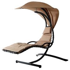 Relax Hangesessel 140x160x190cm Schwarz Taupe Schwebeliege Hangestuhl Schaukel Schaukelstuhl Gartenstuehle Hangesessel Sessel Schwebeliege Schaukelstuhl