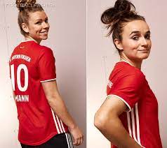 The normal shade of bright red that fans are accustomed to will be combined with a darker shade of craft red. Bayern Munchen 2020 21 Adidas Home Kit Football Fashion