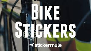 If you have a png file, (an image with no background) you can ad that too. Bike Stickers Sticker Mule