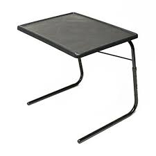 Table Mate Xl Tv Tray Extra Large Folding Table Adjustable To 6 Heights And 3 Angles For Eating Laptop And Multipurpose Use Black Review Tv Tray Table Folding Tv Trays Tray Table