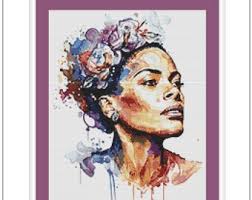 Billie Holiday Cross Stitch Pattern 2 Instant PDF Download