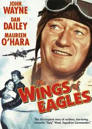 Did you know that "Wings of Eagles" (1957) starring John Wayne and Maureen  O'Hara was partially filmed onboard NAS Pensacola. Several scenes were shot  at Quarters 41, which is located next to