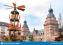Aschaffenburg Germany November 30 2019 Christmas Pyramid On The Advent Market At The Famous Castle Johannisburg In Editorial Stock Photo Image Of Aschaffenburg Historic 165996798
