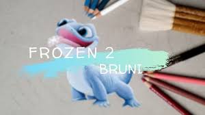 He is good at copying. How To Draw Bruni Little Salamander Frozen 2 Youtube