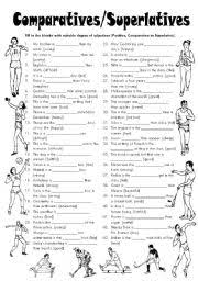 Good better the best bad worse the worst. Comparatives Superlatives Editable With Answers Esl Worksheet By Vikral