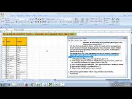 Belajar Microsoft Excel Cara Menemukan Sel Ganda Isi Sel Yang Sama Belajar Microsoft Excel Microsoft
