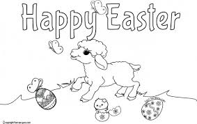 This section includes fun sheep coloring pages. Printable Happy Easter Lamb Coloring Pages Free Kids Coloring Pages Printable
