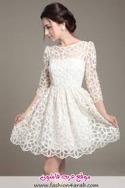 فساتين كوريه Lace White Dress Embroidery Dress Lace Ball Gowns