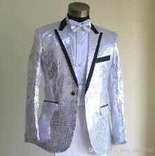Custom Made New Mens Suits Sequin 2014 White Groom Tuxedos Groomsman Party Classic Mens Wedding Dress Jacket Pants Girdle Tie From Ju Feng Zhao1982 83 83 Dance Jackets Silver Blazer Wedding Dress Jacket