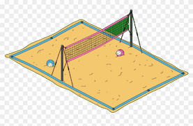Find photos of beach volleyball. Beach Volleyball Free Png Image Sand Volleyball Court Drawing Clipart 1029671 Pikpng