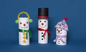 Bastelideen aus toilettenpapierrollen für ostern: Schneemann Aus Klopapierrollen Basteln Anleitung Tipps