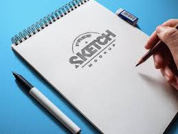 Sketch Drawing Mockup Set Mockup World Paper Book Drawing Sketches Free Mockup