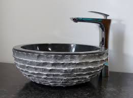 Wohnfreuden naturstein waschbecken 30 cm rund oval grau steinwaschbecken stein. Nero Badshop Aufsatz Waschbecken Rund Marmor Gehammert Grau Online Kaufen