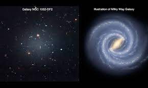Dark matter has seemingly been countering the spin and slowing it down. Scientists Discover A Second Galaxy That Contains Little Or No Dark Matter In Baffling Phenomenon Daily Mail Online