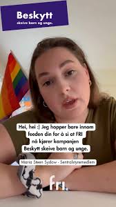 Beskytt skeive barn og unge. Hilsen fra Maria Steen Sydow