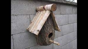 Making A Diy Birdhouse From A Log Youtube Bird House Kits Bird House Bird Houses Diy