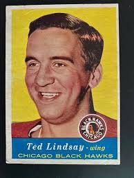 1957 Topps #21 Ted Lindsay Chicago Black Hawks