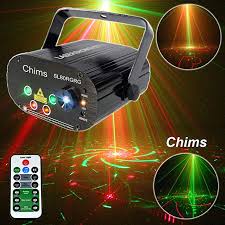 Amazon Com Chims Dj Laser Lights Projector Red Green Laser With Led 80 Patterns Rgrg Color Decoration Lighti Dj Laser Light Green Laser Laser Lights Projector