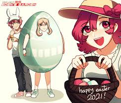 Killing harmony is the latest game in the danganronpa series, with a brand new setting, cast, and storyline. Project Eden S Garden On Twitter Wishing Everyone A Happyeaster Some Of The Cast Seem To Be Rocking Some Beautiful Costumes Today Perhaps Not Willingly Edensgardengame Art By Ngreentail Https T Co Uzyeq5fzqq