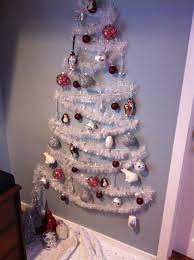 Small Space Wall Christmas Tree Wall Christmas Tree Diy Christmas Garland Small Space Christmas Tree