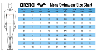 65 Exact Arena Swimsuit Size Chart