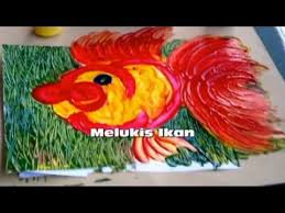 Finger Painting Untuk Paud Gambar Ikan Youtube