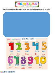 List of roman numbers from 1 to 10, with including printable table of roman numbers. Numbers 1 10 Exercise For Primaria