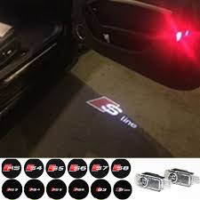 Led Door Warning Light With For Audi Logo Projector For Audi A6 C5 A4 B6 B8 80 A1 A8 Tt Q7 Q5 Q3 A3 A5 A7 R8 Rs S Line S3 S4