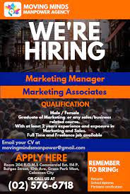And you want to make sure the hiring manager knows it. We Re Hiring Marketing Moving Minds Manpower Agency Facebook