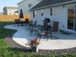 52 Simple Patio Design Ideas To Really Enjoy Your Outdoor Relaxing Moment Matchness Com Concrete Patio Designs Patio Layout Budget Patio