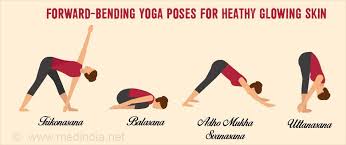 Forward Bending Yoga Poses For Heathy Glowing Skin Natural Glowing Skin Glowing Skin Skin