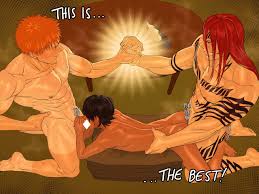 Renji And Ichigo Tag Team A Bitch In Heat comic porn | HD Porn Comics