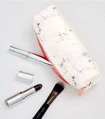White Marble Pencil Case New Look Shkolnye Prinadlezhnosti
