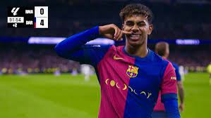Lamine Yamal DESTROZA al Real Madrid. Real Madrid 0:4 Barcelona - YouTube