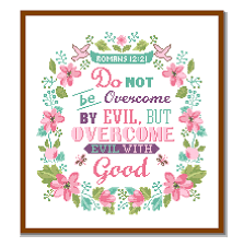 We did not find results for: Christmas Cross Stitch Pattern Romans 12 21 Do Not Be Overcome By Evil But Overcome Evil With Good Floral Frame Bible Quote Motivational Zindagi Designs
