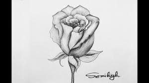 Maybe you would like to learn more about one of these? How To Draw Realistic Rose Step By Step Easy Drawing Youtube