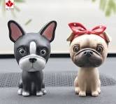 Hand Paint Resin Dog Bobble Head Car Dashboard Decoration ...