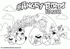 Set up a table outside and keep kids of all ages occupied with these spring pictures to color. Angry Bird Coloring Pages Pdf Coloring Home