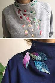 How to embroider flowers on clothes. Hand Embroidered Clothing Adds Quirky Fun To Your Closet Basics Embroidered Clothes Embroidery Fashion Silk Ribbon Embroidery