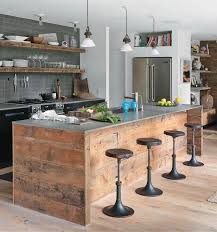 For tighter spaces—perhaps off in the corner or adjacent to a kitchen counter—there's the sleek, modern curves of the circular docksta pub table. Black Bar Stools Against Timbered Bar Table Homebnc