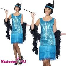 Ladies 1920s Roaring 20s Flapper Costume Charleston Gatsby Outfit Fancy Dress Up Fancy Dress Up Charleston Costume Fancy Dress Costumes